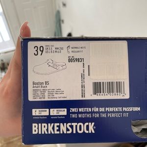 New Birkenstock Boston BS size 39